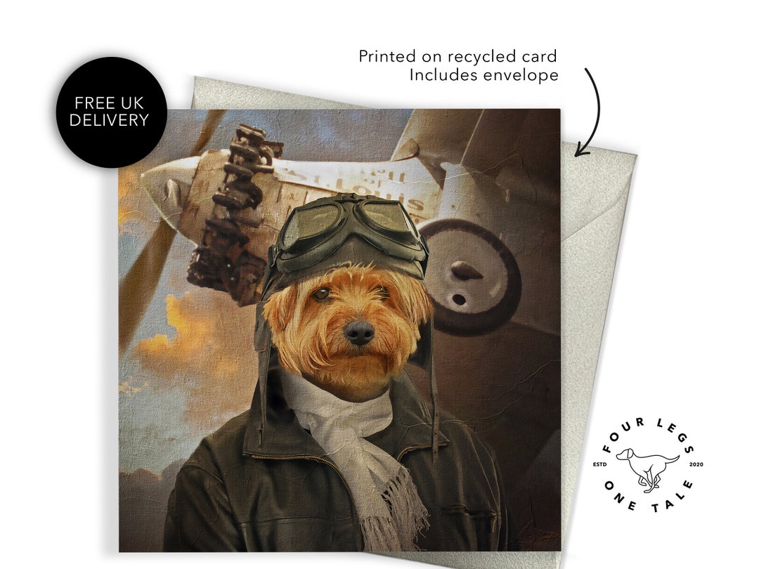 Greeting Card With Dogs Funny Dog Cards Cards for Dog Lovers Etsy