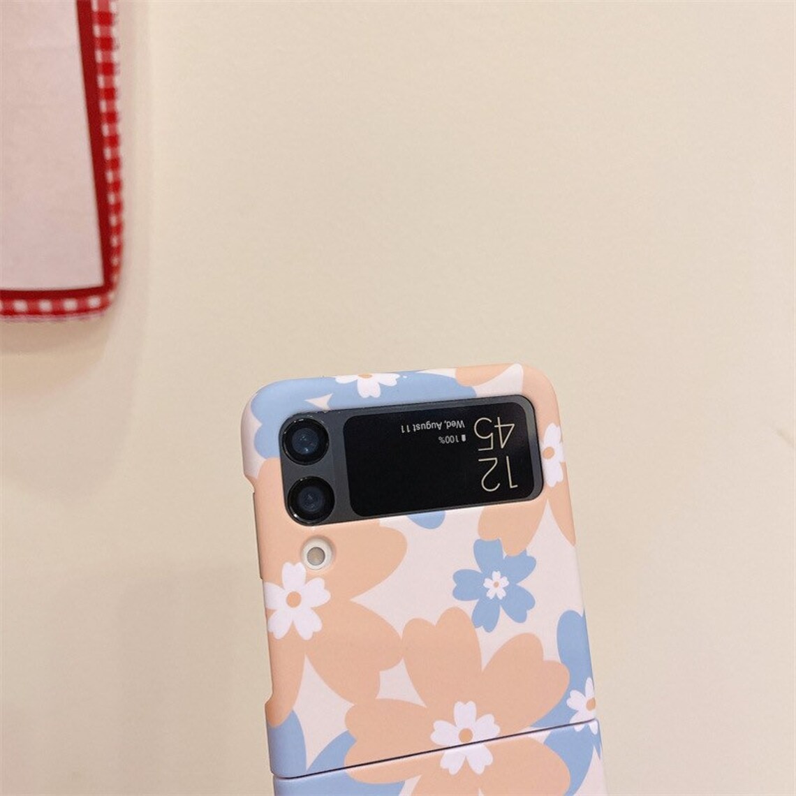 Samsung Galaxy Z Flip 4/ Z Flip 3 Phone Case Pink Flower Etsy UK