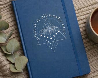 What If It All Works Out Journal | Inspirational Mental Health & Therapy Journal | Motivational Gift | Hardcover Reflection Notebook