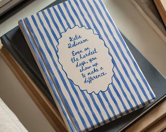 Personalized Therapist Graduation Journal | Custom Name Notebook for Counselor or Social Worker Gift