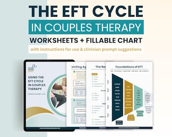 Feuilles de travail sur la thérapie de couple du cycle EFT Ressources pour thérapeutes Conseil matrimonial Outils de conseil relationnel Outil de thérapie centrée sur les émotions