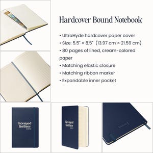 Personalized Licensed Listener Notebook Gift Therapist Journal Graduation Gift for Counselor with Therapist Credentials image 5