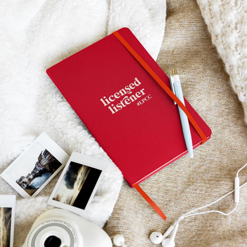 Personalized Licensed Listener Notebook Gift Therapist Journal Graduation Gift for Counselor with Therapist Credentials image 7