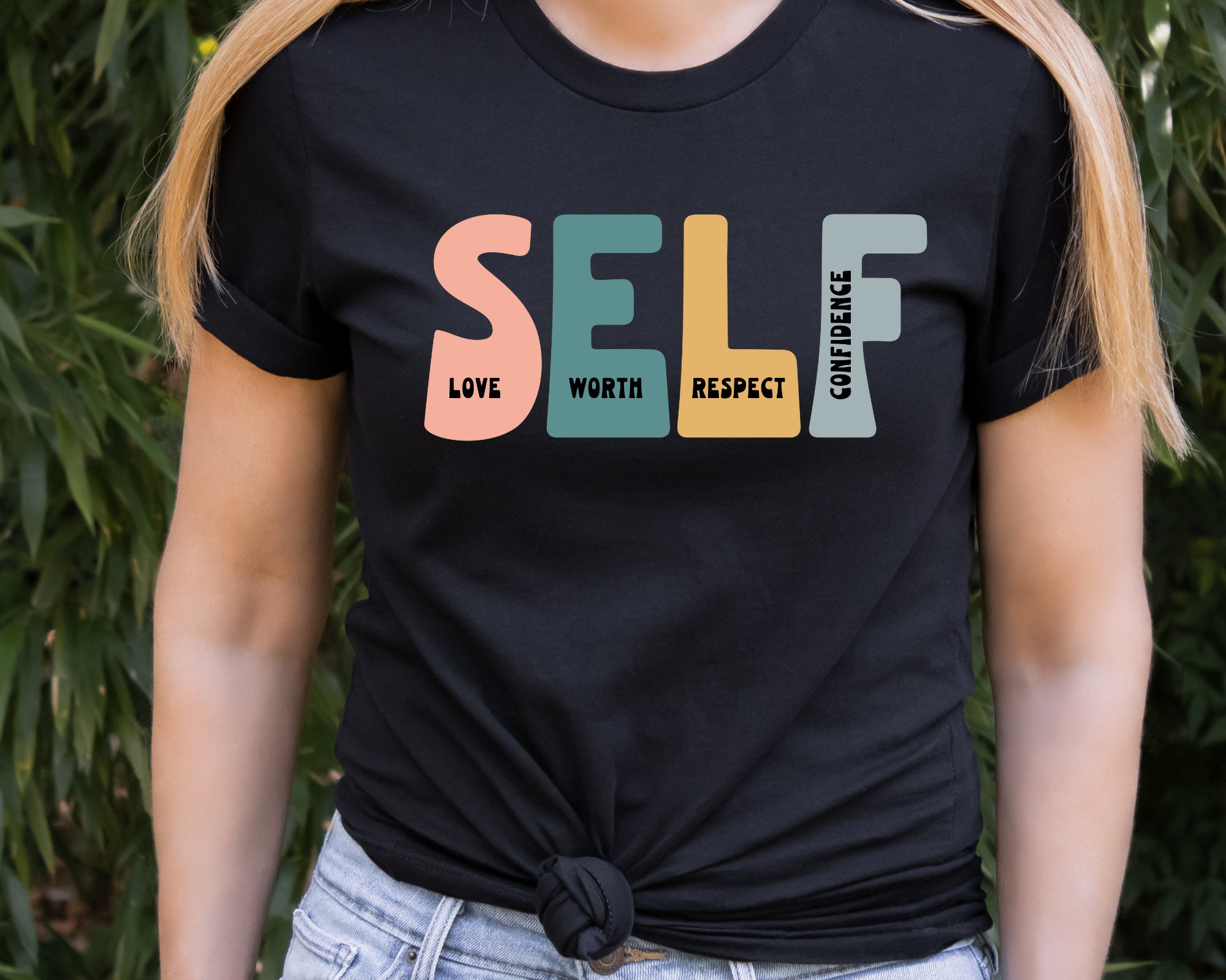 Self T-shirt Self-love Shirt Self-respect Shirt Positive - Etsy