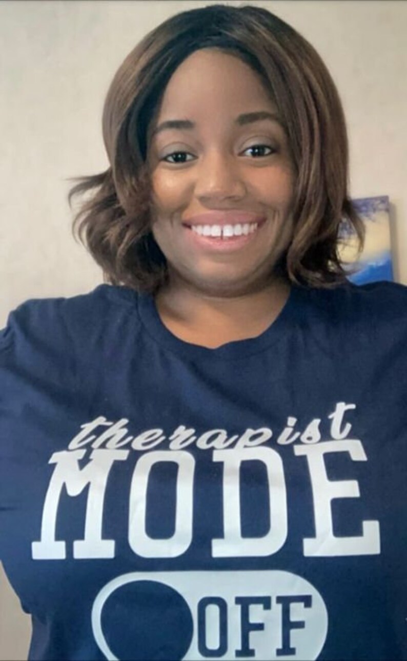 Therapist Mode Off T-Shirt, Therapist T-Shirt, Social Worker T-shirt, Psychologist, Counselor, Gift for Therapist, Funny Therapist Shirt image 5