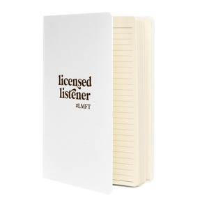 Licensed Listener Gift Journal Therapist Credentials Graduation Gift for Counselor