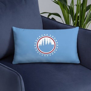 Drapeau de la ville de Frederick | Maryland, MD | Oreiller décoratif | Coussin décoratif | Accueil Cadeaux