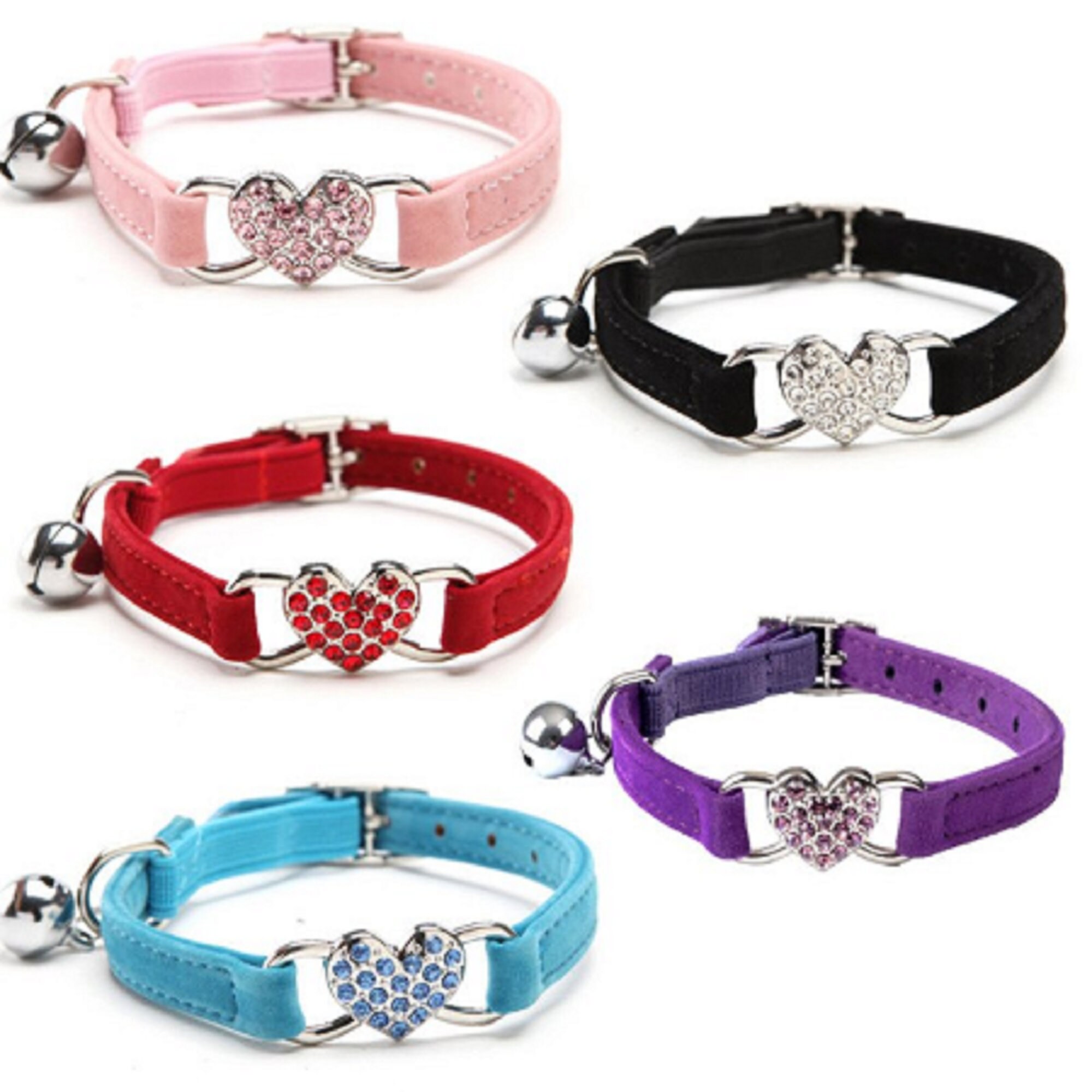 Adjustable dog collar with bell pet collar small dog Etsy