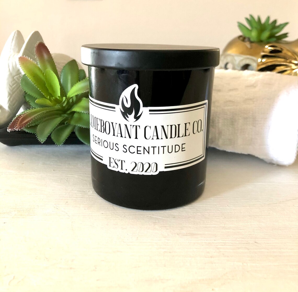 Incense Smelling Candle Palo Santo Candle Sage Candle Nag Etsy