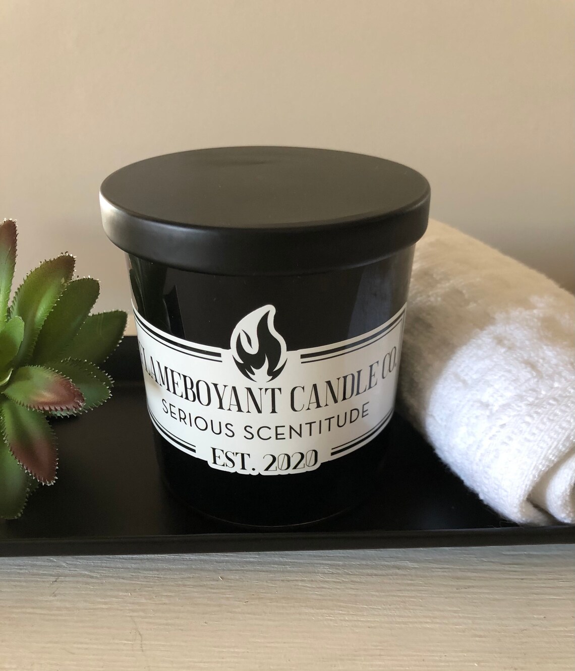 Incense Smelling Candle Palo Santo Candle Sage Candle Nag Etsy