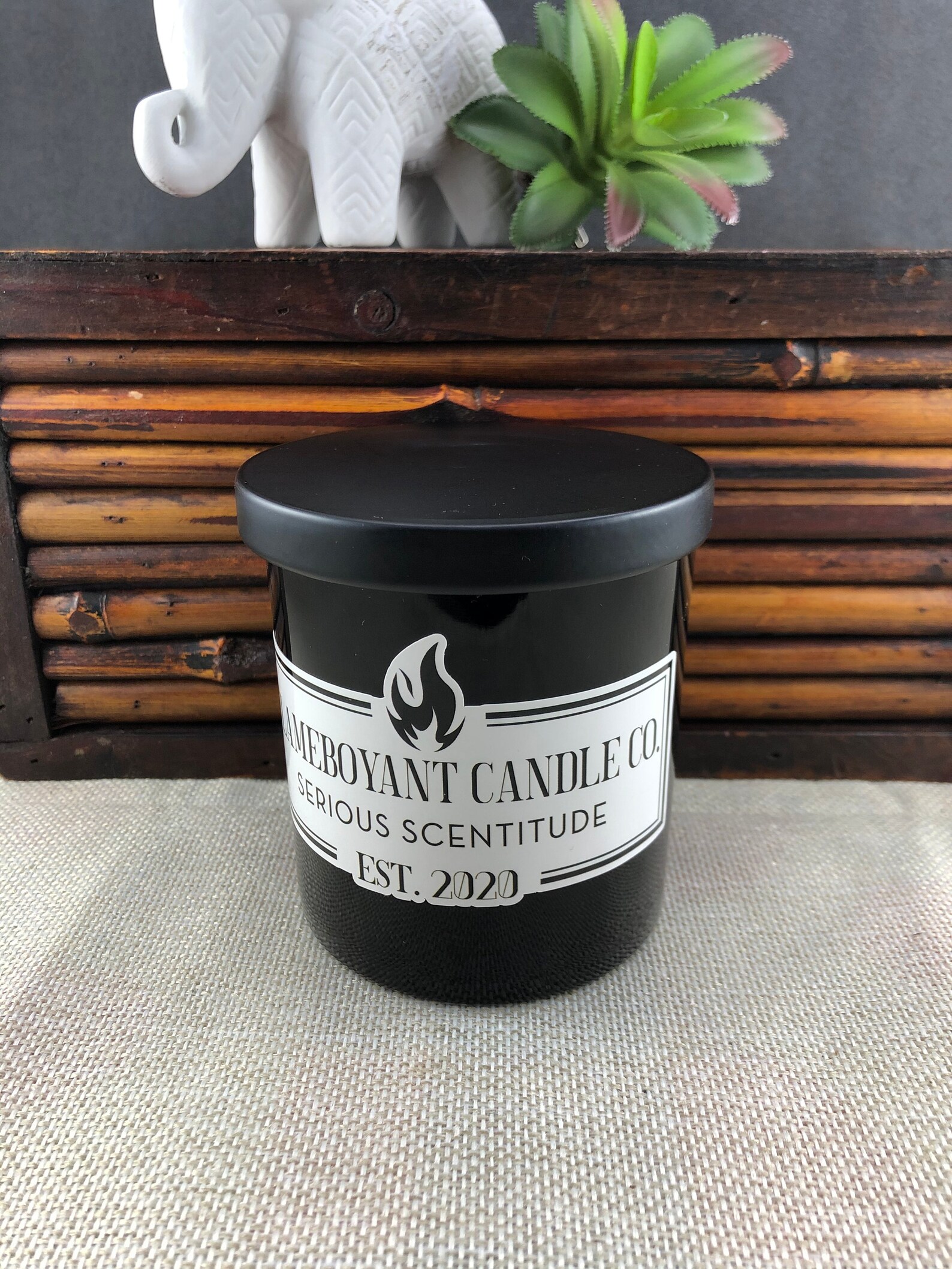 Incense Smelling Candle Palo Santo Candle Sage Candle Nag Etsy