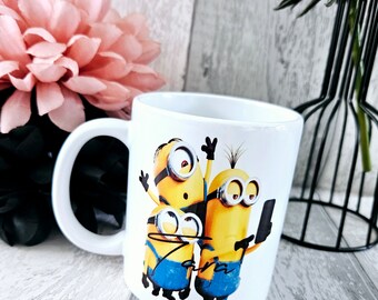 Personalised Minions Mug | Birthday Gift | Valentine's Day | Gifts for Ladies/Men/Children