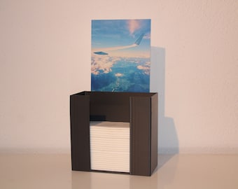 Personalized tissue holder with photos, images, 3D printed, various colors