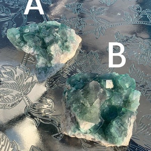 Amazing Raw Cubic Green Fluorite Cluster Crystal Mineral Gem ( YOU CHOOSE )