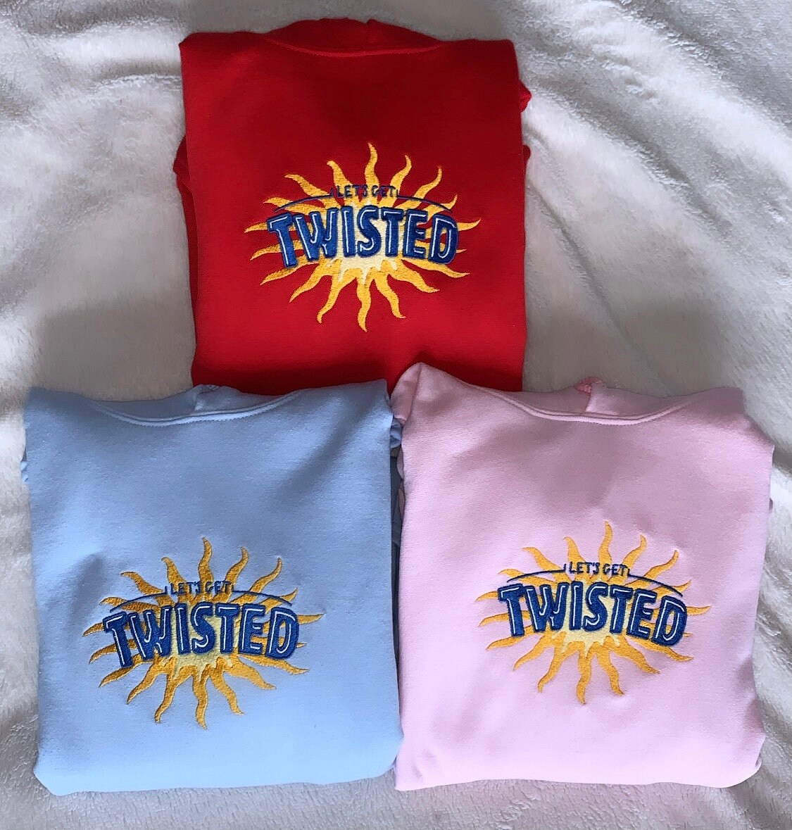 Twisted tea embroidered Hoodie
