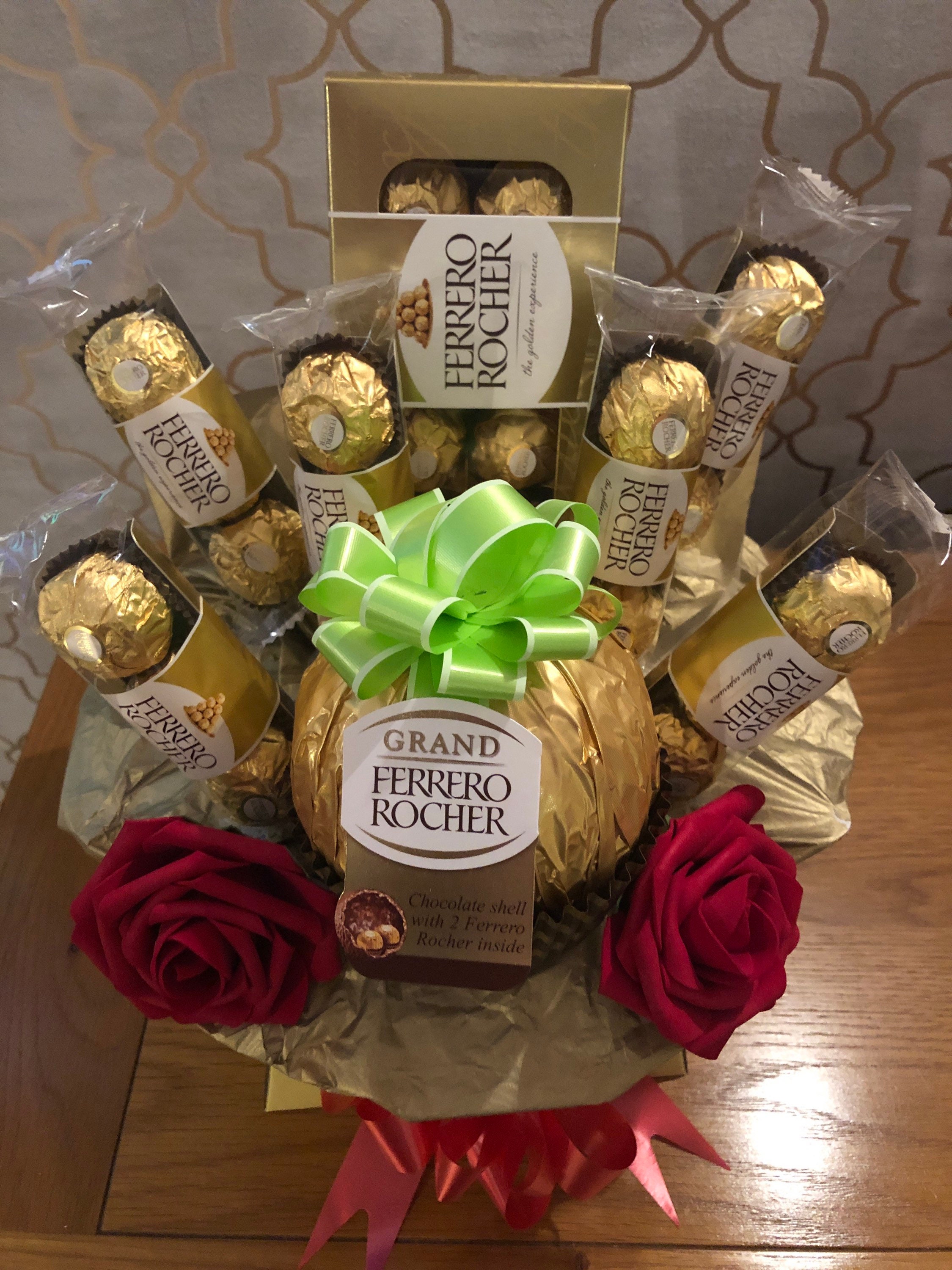 Ferrero rocher chocolate bouquet 30th 40th 50th 60th Etsy