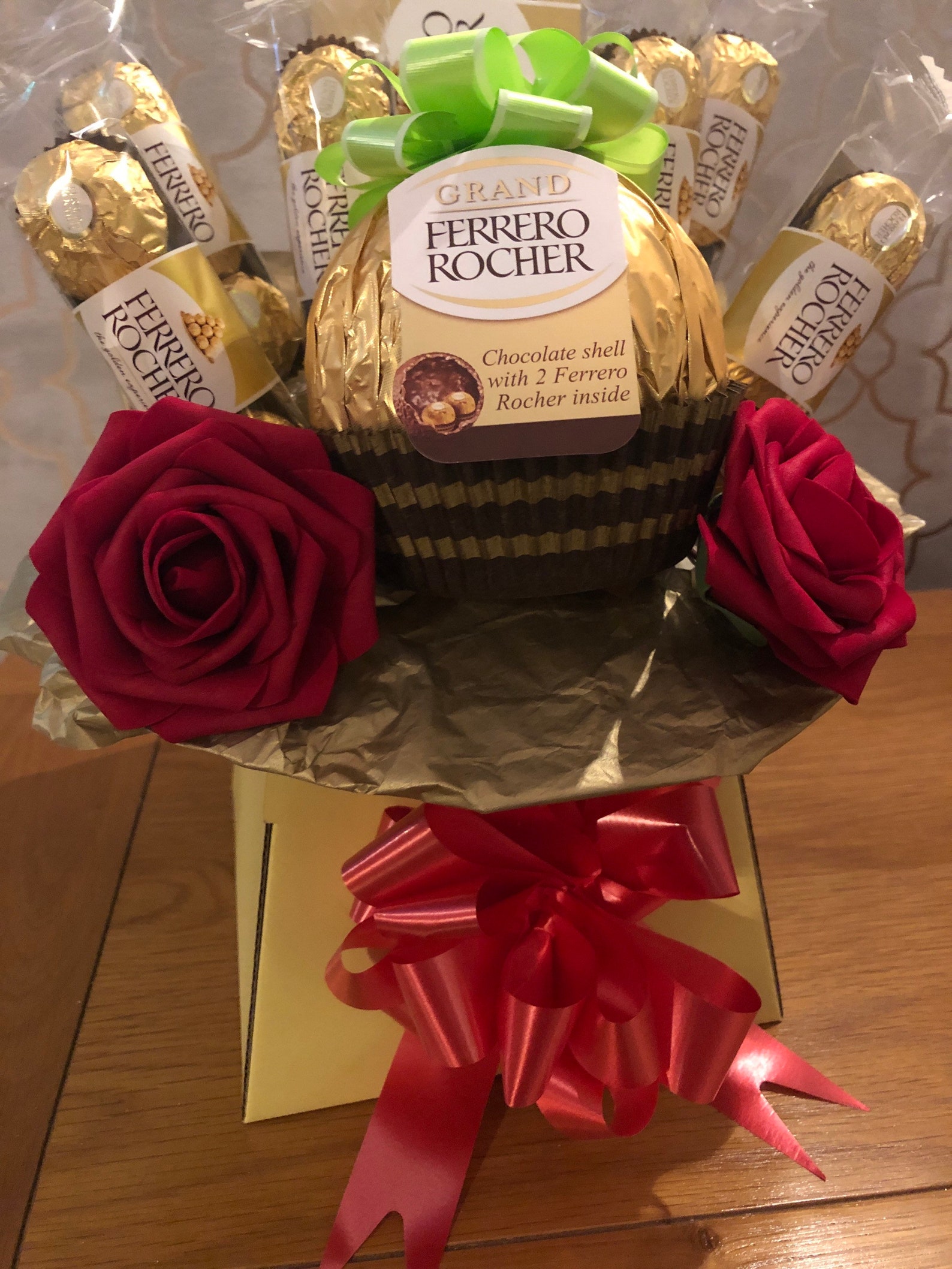 Ferrero Rocher chocolate bouquet hamper Etsy