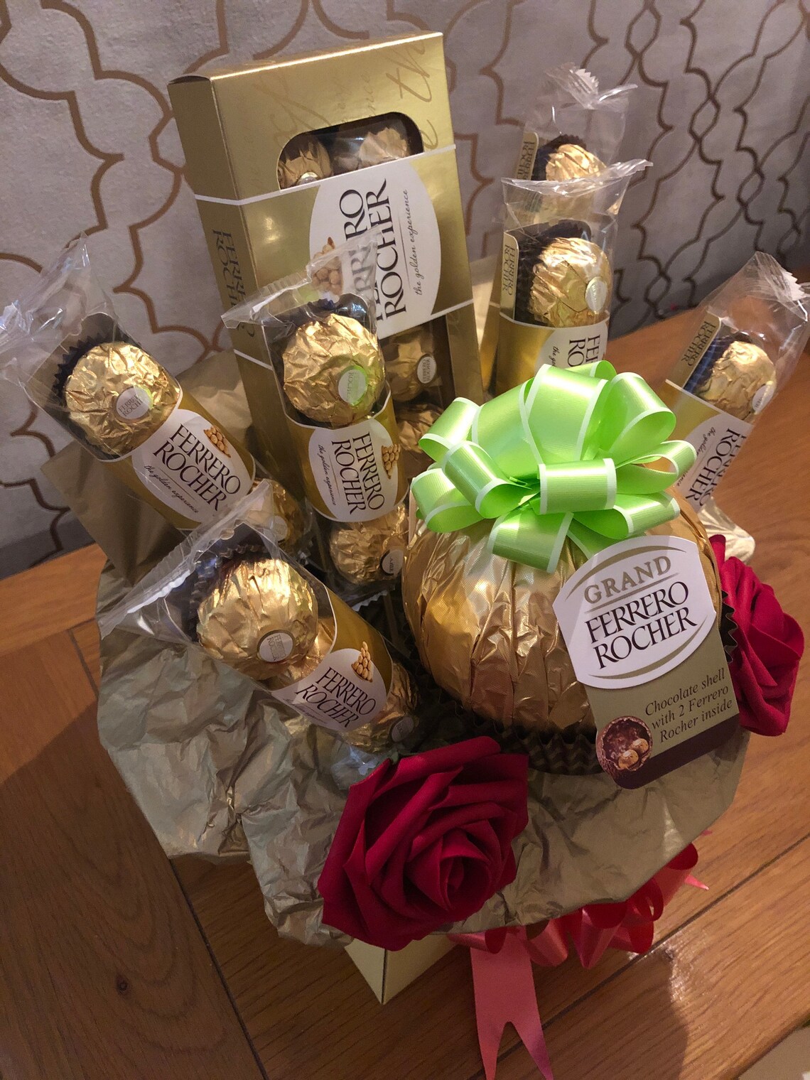Ferrero rocher chocolate bouquet 30th 40th 50th 60th Etsy