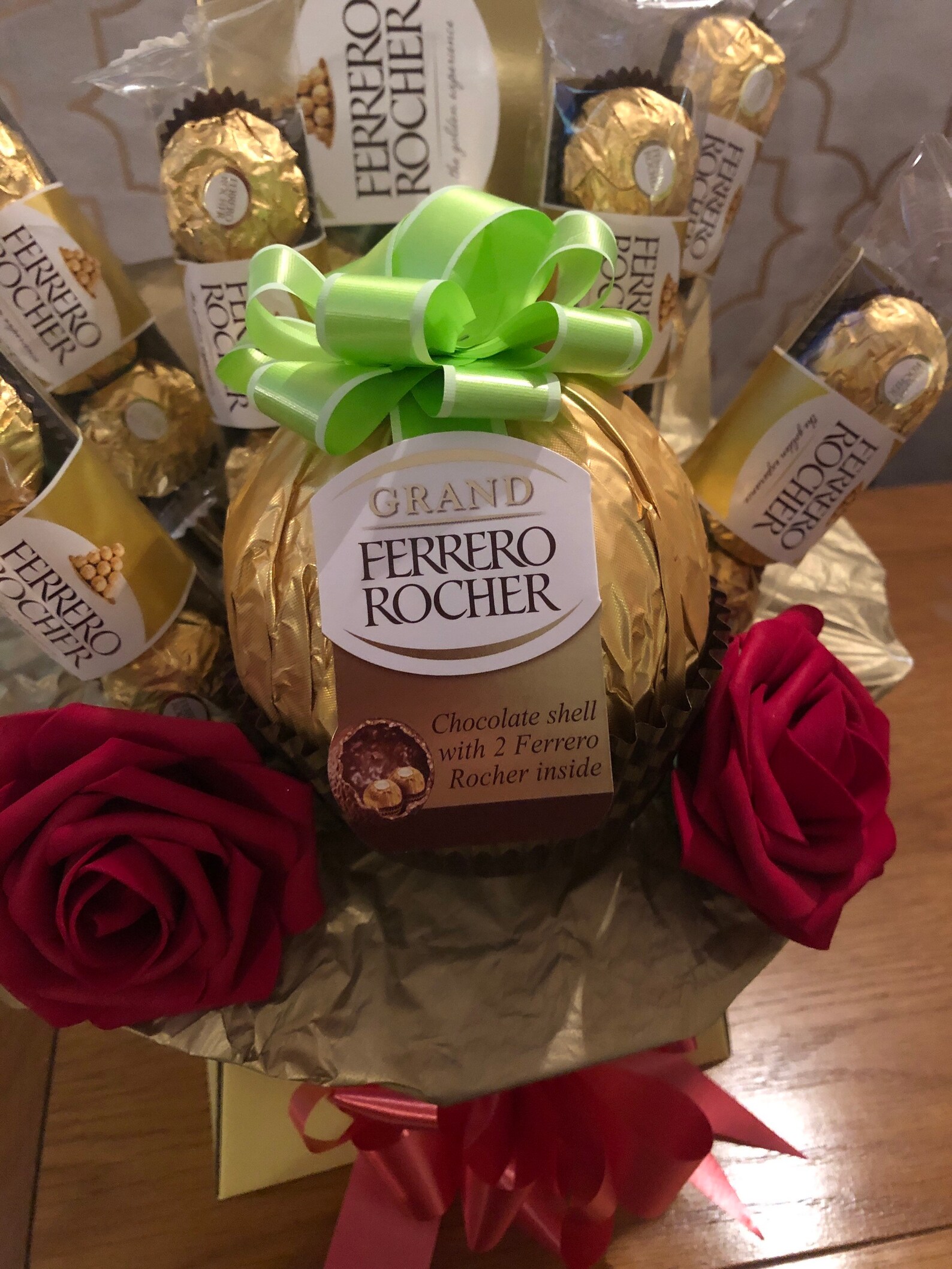 Ferrero Rocher chocolate bouquet hamper Etsy