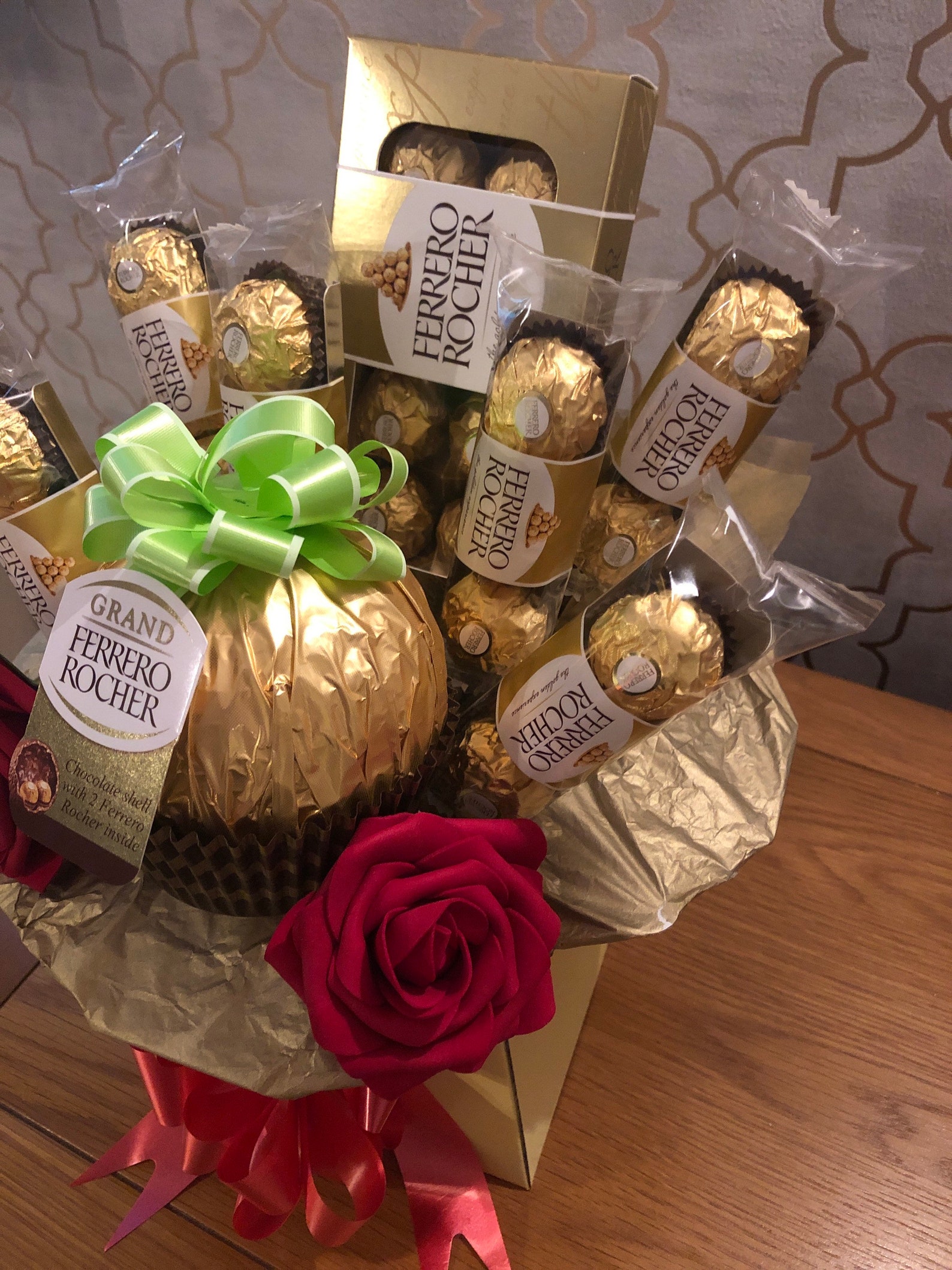 Ferrero rocher chocolate bouquet 30th 40th 50th 60th Etsy