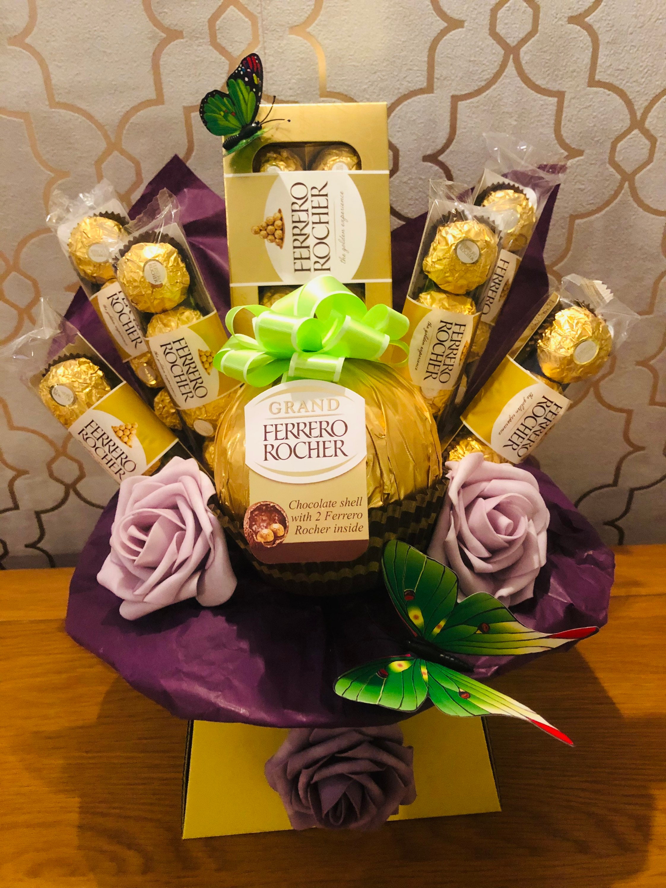 Ferrero rocher chocolate bouquet 30th 40th 50th 60th Etsy