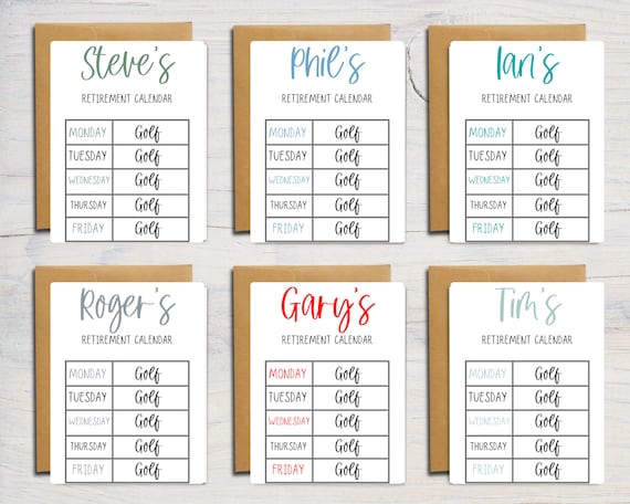 golf-retirement-card-personalised-greeting-card-custom-calendar-card-golf-lover-leaving-card-a6-5x7-etsy