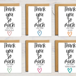 Thank You So Much Card | Personalised Greeting Card | Custom Card | Appreciation | A6 | 5x7