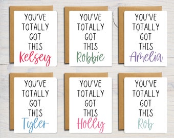 Je bent helemaal weg van deze kaart | Gepersonaliseerde wenskaart | Aangepaste kaart | Veel succes | Goed gedaan | Gefeliciteerd | Gewoon om te zeggen | A6 | 5x7