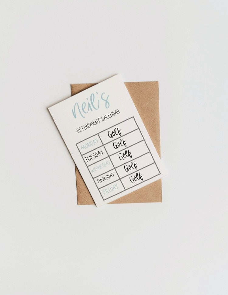 golf-retirement-card-personalised-greeting-card-custom-calendar-card-golf-lover-leaving-card-a6-5x7-etsy