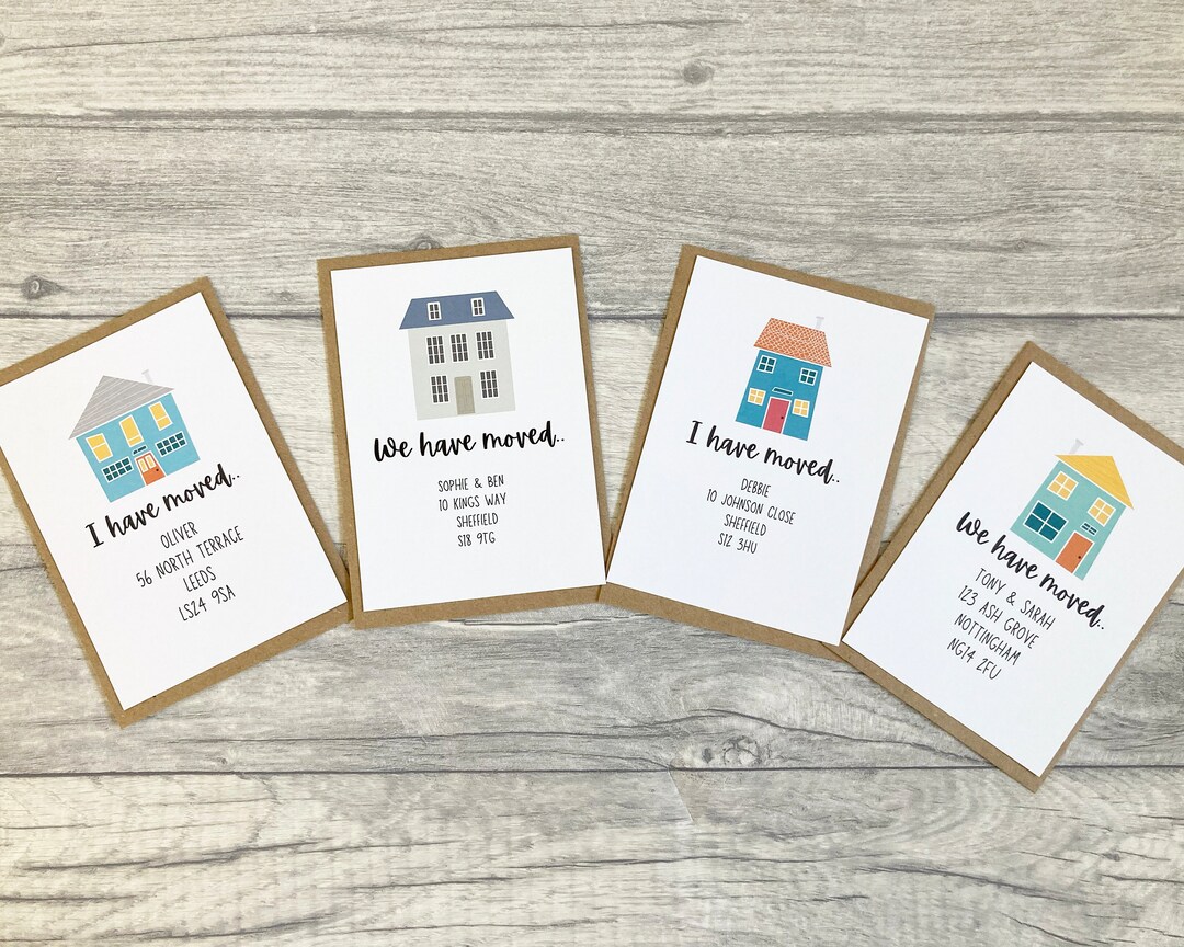 Wij zijn verhuisd Ik ben verhuisd We gaan verhuizen Ik