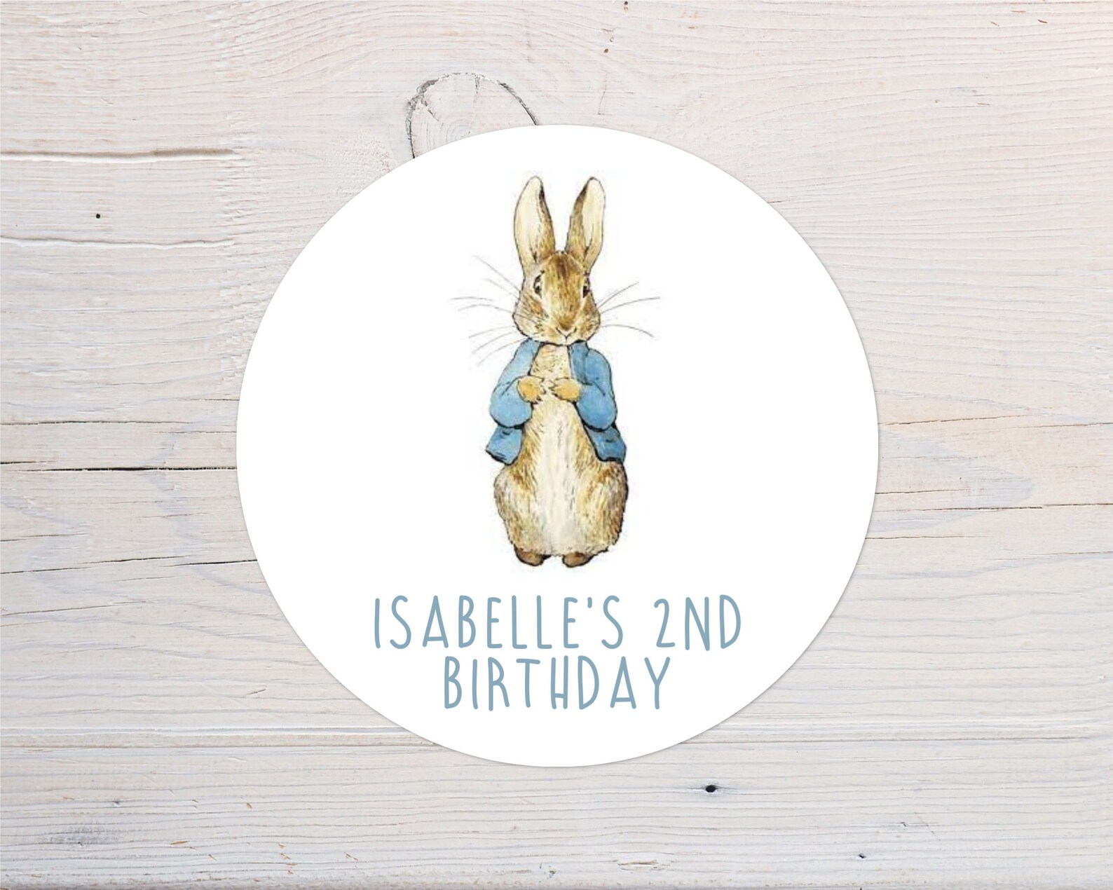 Peter Rabbit Name Labels Peter Rabbit Birthday Labels | Personalised Children’s Party Favours ...