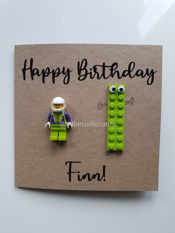 Lego birthday card age 7 sale