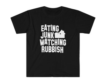 Eating Junk Watching Rubbish Home Alone T Shirt