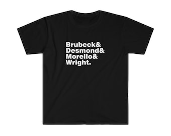 The Dave Brubeck Quartet / Brubeck / Jazz T Shirt / Jazz Gift