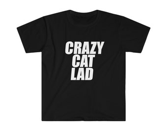 Cat Dad T shirt Funny Cat T Shirt Crazy Cat Lad