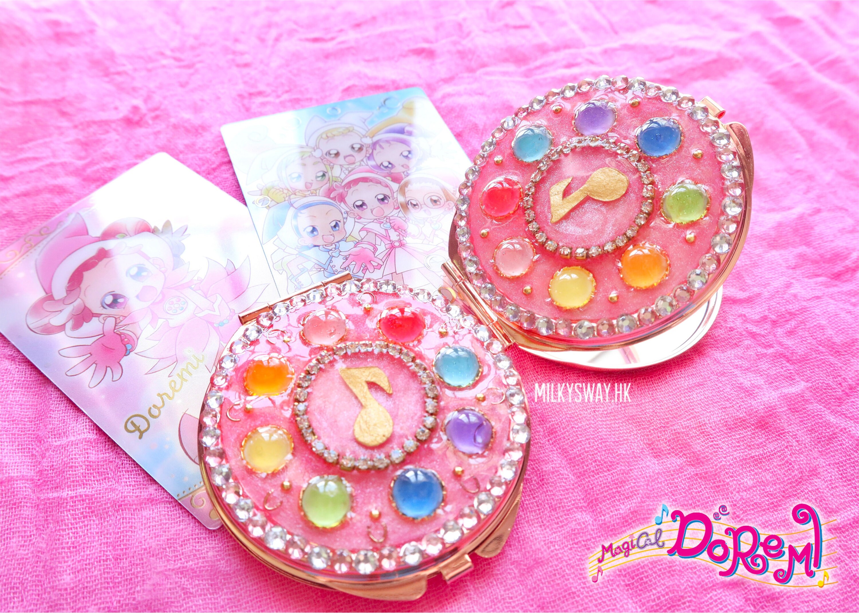 Ojamajo Doremi Magical Compact Pocket Mirror Apprentice