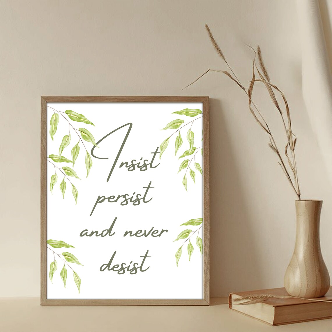 Inspirierende Phrase / motivierende Blumenkunst für | Etsy