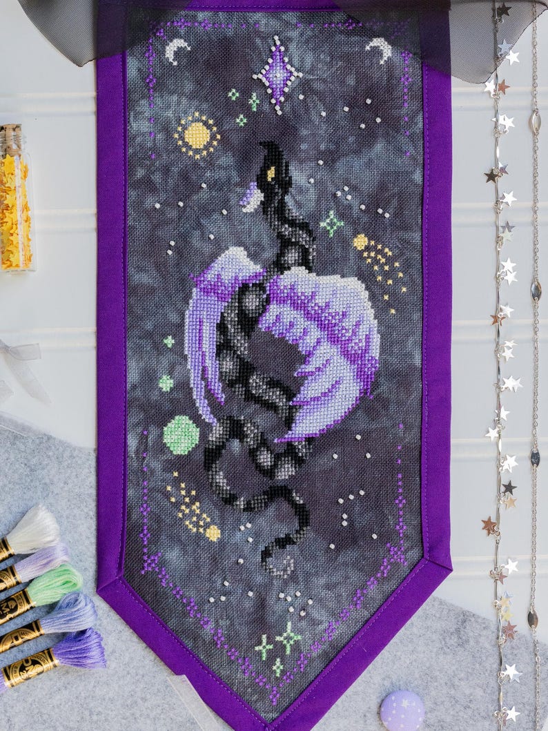 Polaris, the North Star Dragon Cross Stitch Pattern (PDF Download ...