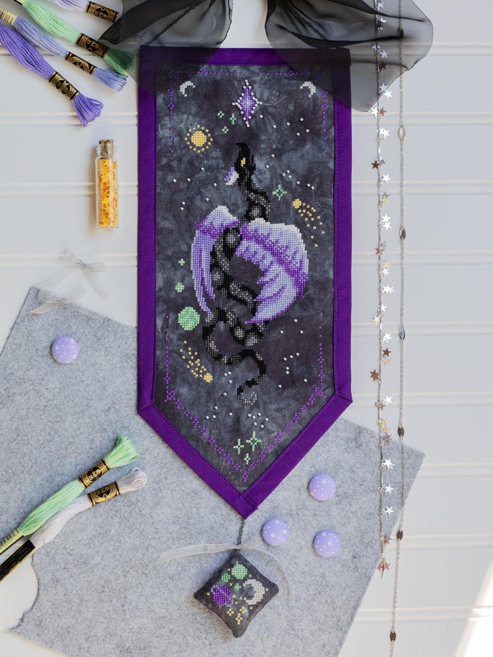 Polaris, the North Star Dragon Cross Stitch Pattern (PDF Download ...