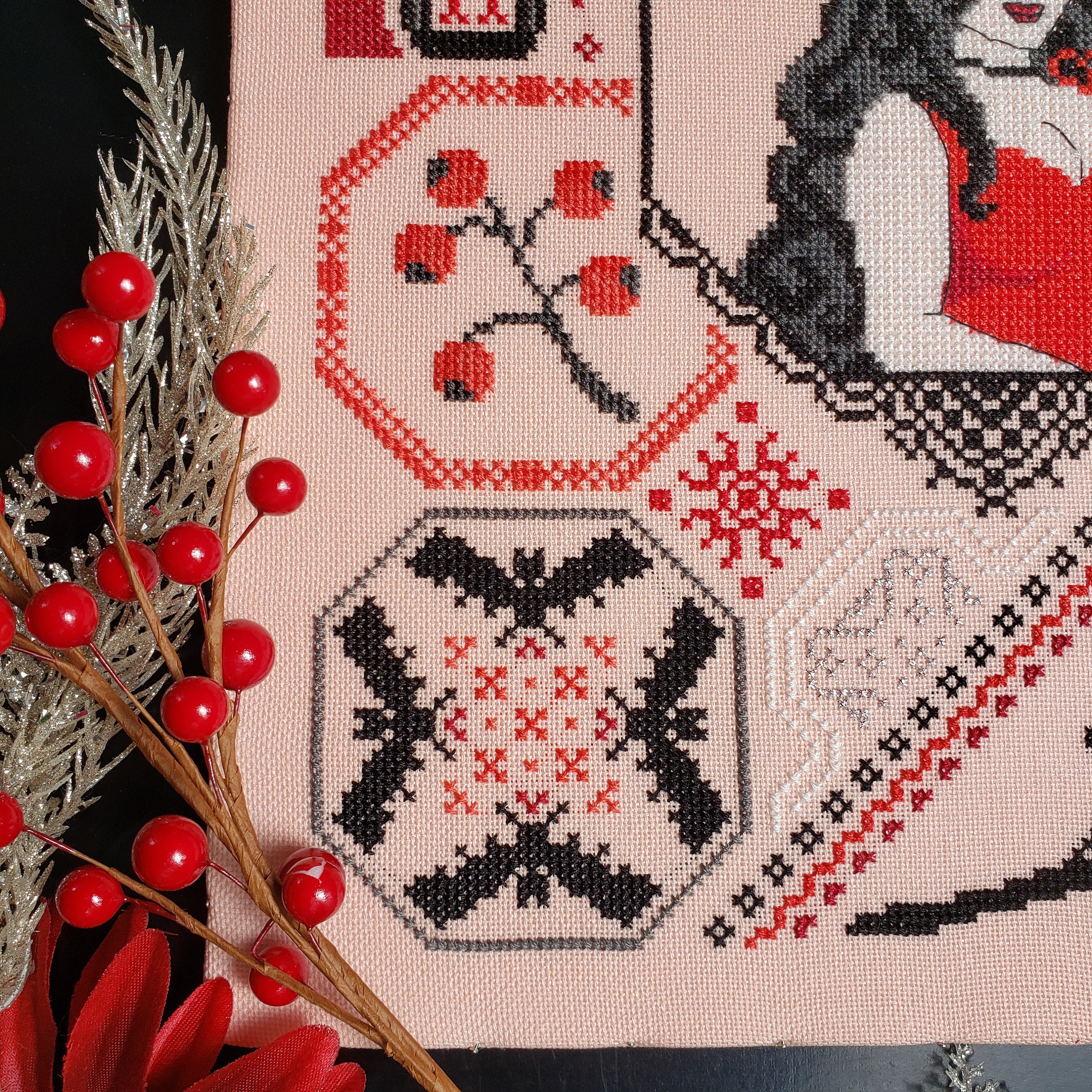 Vampire Sampler Vampire Sampler Cross Stitch Pattern - Modern Quaker Motifs - Halloween ...