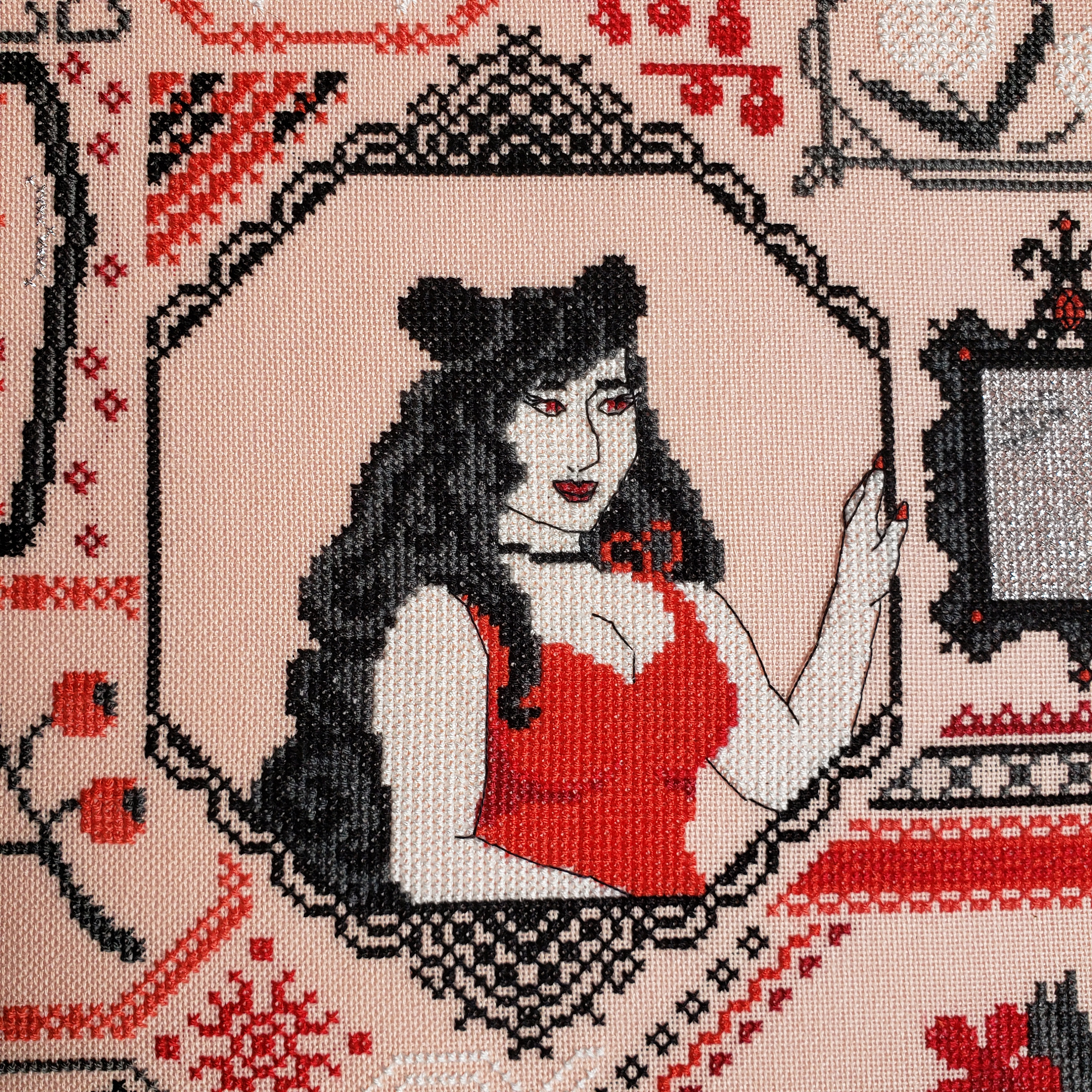 Vampire Sampler Vampire Sampler Cross Stitch Pattern - Modern Quaker Motifs - Halloween ...