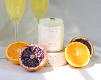 Mimosa soy candle