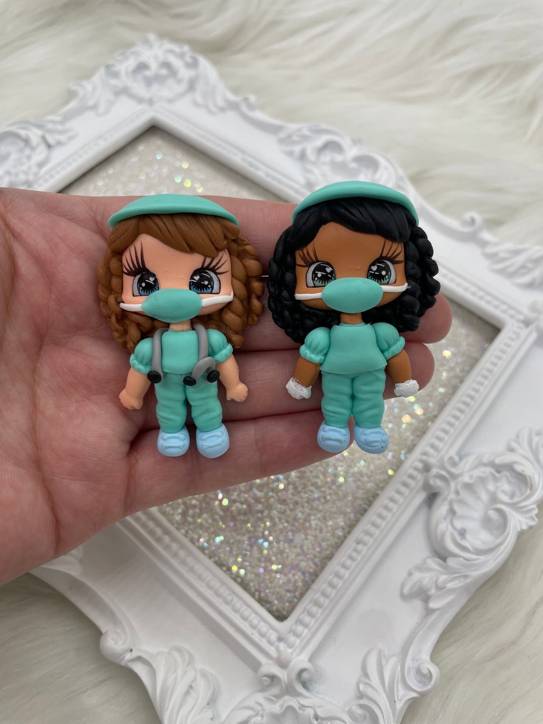 PRE ORDER Clays for Bows, Nurse Clays, Doctor Clays, Medical Clay Dolls ...