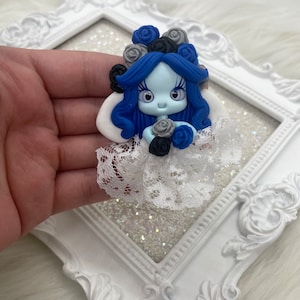 PRE ORDER Clays for bows, Halloween bride clay, Halloween clays, clay dolls, bow centers, clays for badge reel