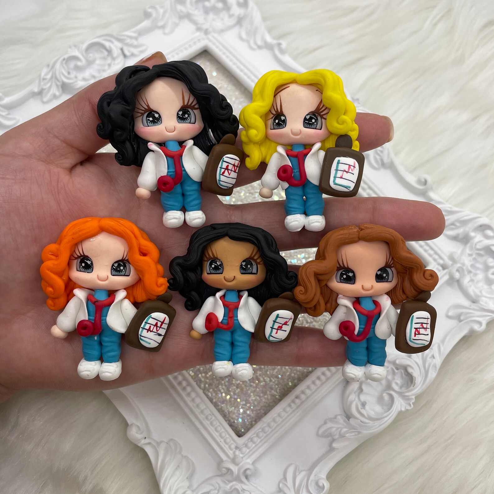 PRE ORDER Clays for Bows, Nurse Clays, Doctor Clays, Clay Dolls, Bow ...
