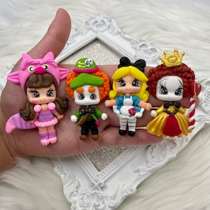 PRE ORDER Clays for bows, Alice clays, clays, clay dolls, bow centers, clays for badge reel