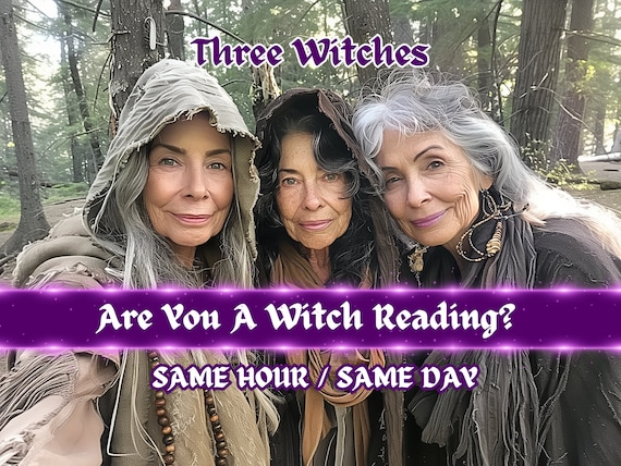 Witch Identification Ritual, Am I A Witch? , Psychic Reading, Same Day Reading, Witch Intuition, Clairvoyant Insight, Am I Psychic