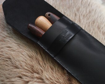 Leather Tool Case | Leather Tool Bag - Tool Pouch - Tool Bag - Leather Tool Storage - Leather Tool Organizer