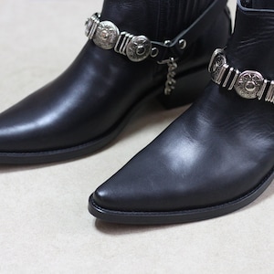 Leather Boot Strap Chain ***Pair*** Cowboy & Classic Boot Straps - Boot Chains - Boot Harnesses - Boot Bracelets - Western Boot Bracelet