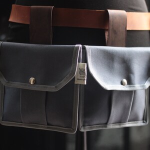 Waxed Canvas Belt Pack Bag | Outdoor Belt Bag - Camping Pouch - Army Belt Bag - Military Belt Bag - Belt pouch - Camping Bag